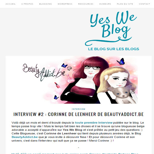 interview blogueuse beauté