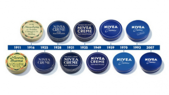 composition crème bleue nivea