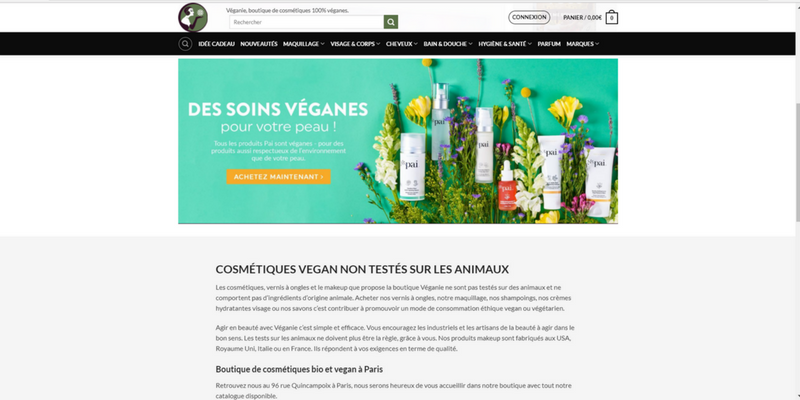 Veganie cosmétiques cruelty free et vegans